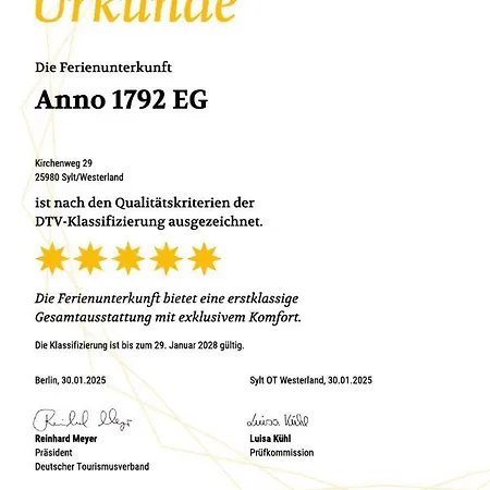 Anno 1792-eg Appartamento Westerland